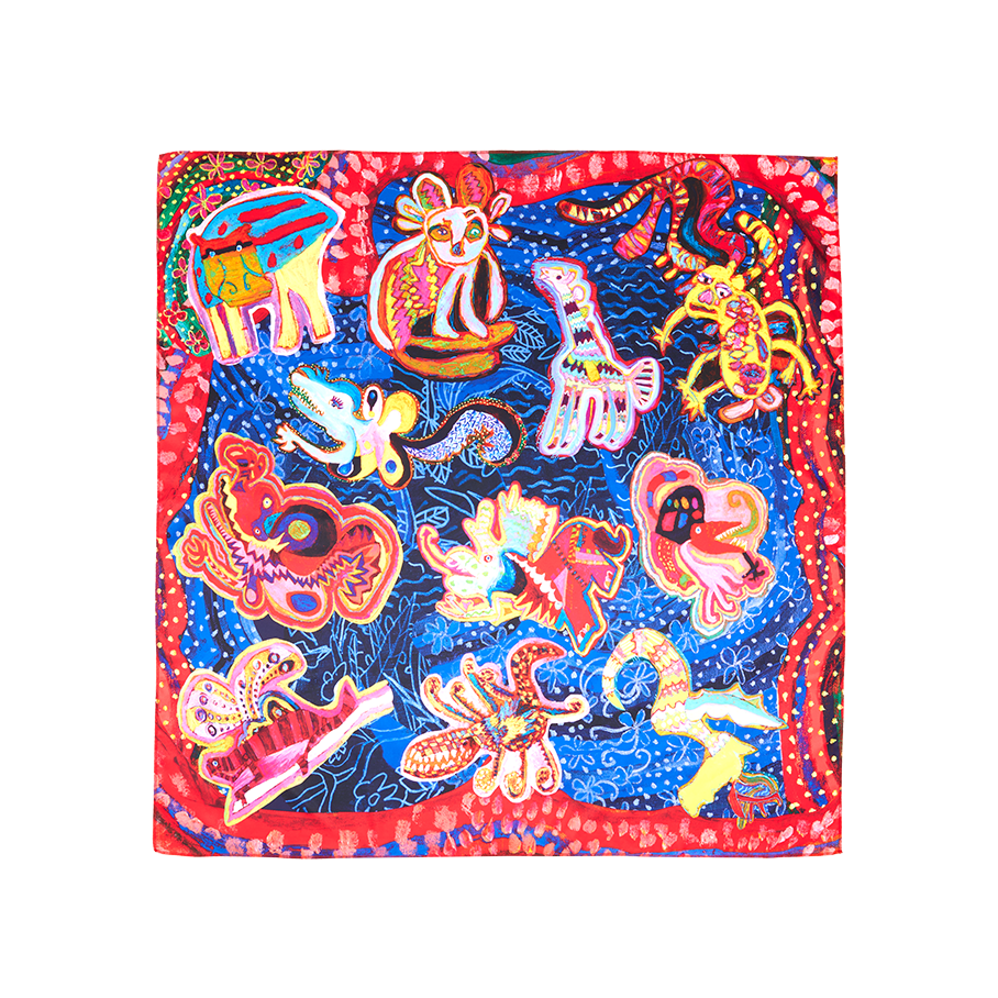 Fantasy Animals Knot Wrap - US 6951