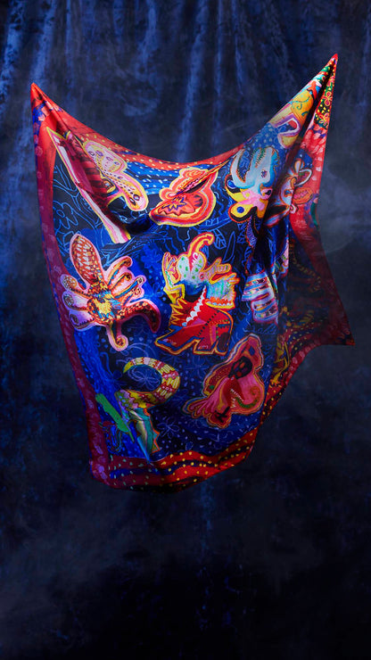 Fantasy Animals Knot Wrap - US 6951